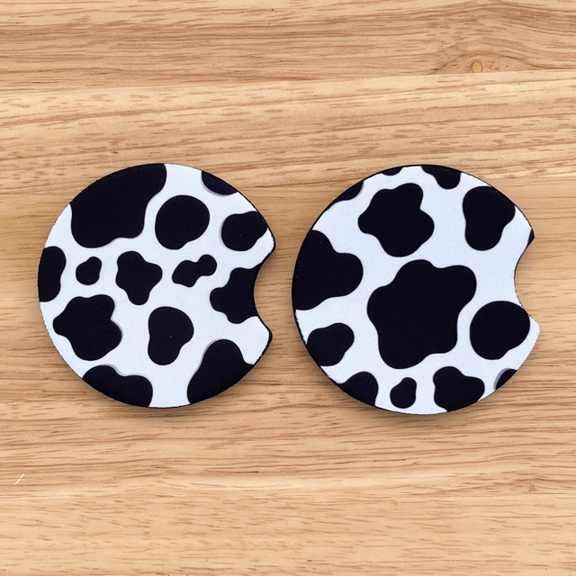 Car Coasters 2 pack, Various Designs in vibrant colours. 7cm in diameter, 2.75”